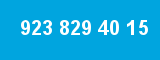 923 829 40 15